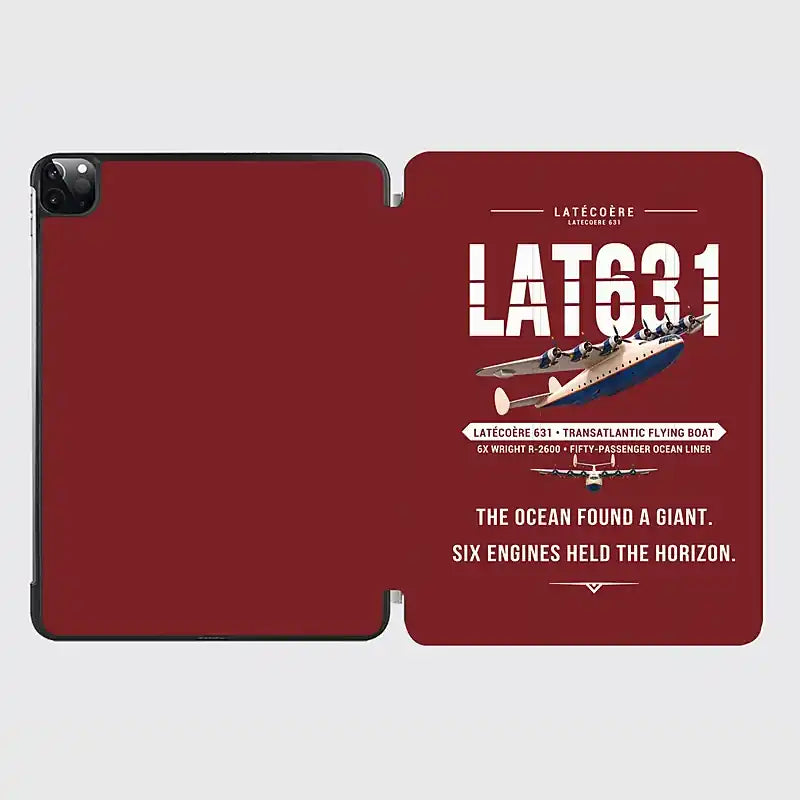 Latecoere 631 - Original - iPad Case - Dark Red
