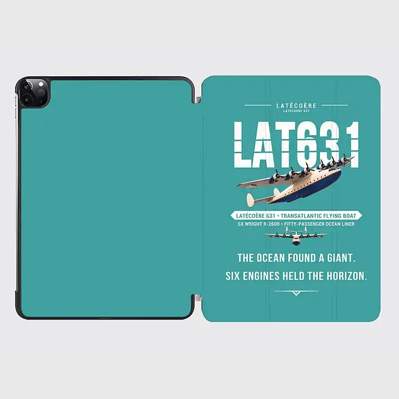 Latecoere 631 - Original - iPad Case - Turquoise