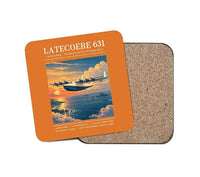 Thumbnail for Latecoere 631 - Poster - Coaster - Orange