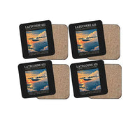 Thumbnail for Latecoere 631 - Poster - Coaster Set - Black
