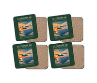 Thumbnail for Latecoere 631 - Poster - Coaster Set - Dark Green