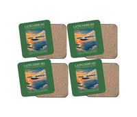 Thumbnail for Latecoere 631 - Poster - Coaster Set - Green