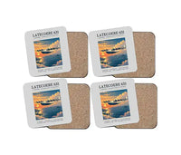 Thumbnail for Latecoere 631 - Poster - Coaster Set - Light Gray