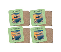Thumbnail for Latecoere 631 - Poster - Coaster Set - Light Green