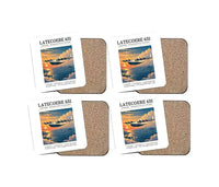 Thumbnail for Latecoere 631 - Poster - Coaster Set - White