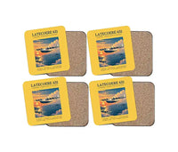 Thumbnail for Latecoere 631 - Poster - Coaster Set - Yellow