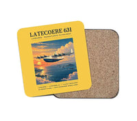 Thumbnail for Latecoere 631 - Poster - Coaster - Yellow