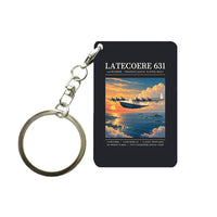 Thumbnail for Latecoere 631 - Poster - Key Chain - Black