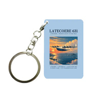 Thumbnail for Latecoere 631 - Poster - Key Chain - Light Blue