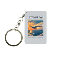 Thumbnail for Latecoere 631 - Poster - Key Chain - Light Gray