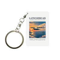 Thumbnail for Latecoere 631 - Poster - Key Chain - White
