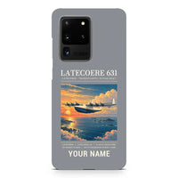 Thumbnail for Latecoere 631 - Poster + Name - Samsung Case - Gray