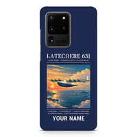 Thumbnail for Latecoere 631 - Poster + Name - Samsung Case - Navy Blue