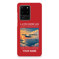 Thumbnail for Latecoere 631 - Poster + Name - Samsung Case - Red