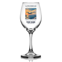 Thumbnail for Latecoere 631 - Poster + Name - Wine Glass