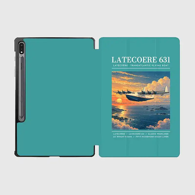 Latecoere 631 - Poster - Samsung Tablet - Turquoise