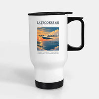 Thumbnail for Latecoere 631 - Poster - Stainless Steel with Holder - White