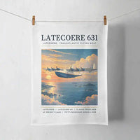 Thumbnail for Latecoere 631 - Poster - Towel - White