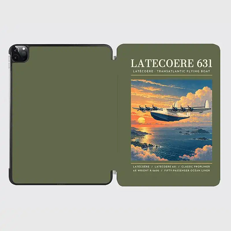 Latecoere 631 - Poster - iPad Case - Green Army