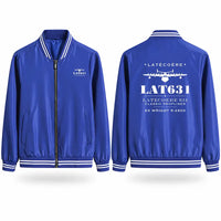 Thumbnail for Latecoere 631 Stylish Jackets - Baseball Collar - Heritage - Royal Blue