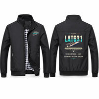Thumbnail for Latecoere 631 Stylish Jackets - Stand Collar - Original - Black
