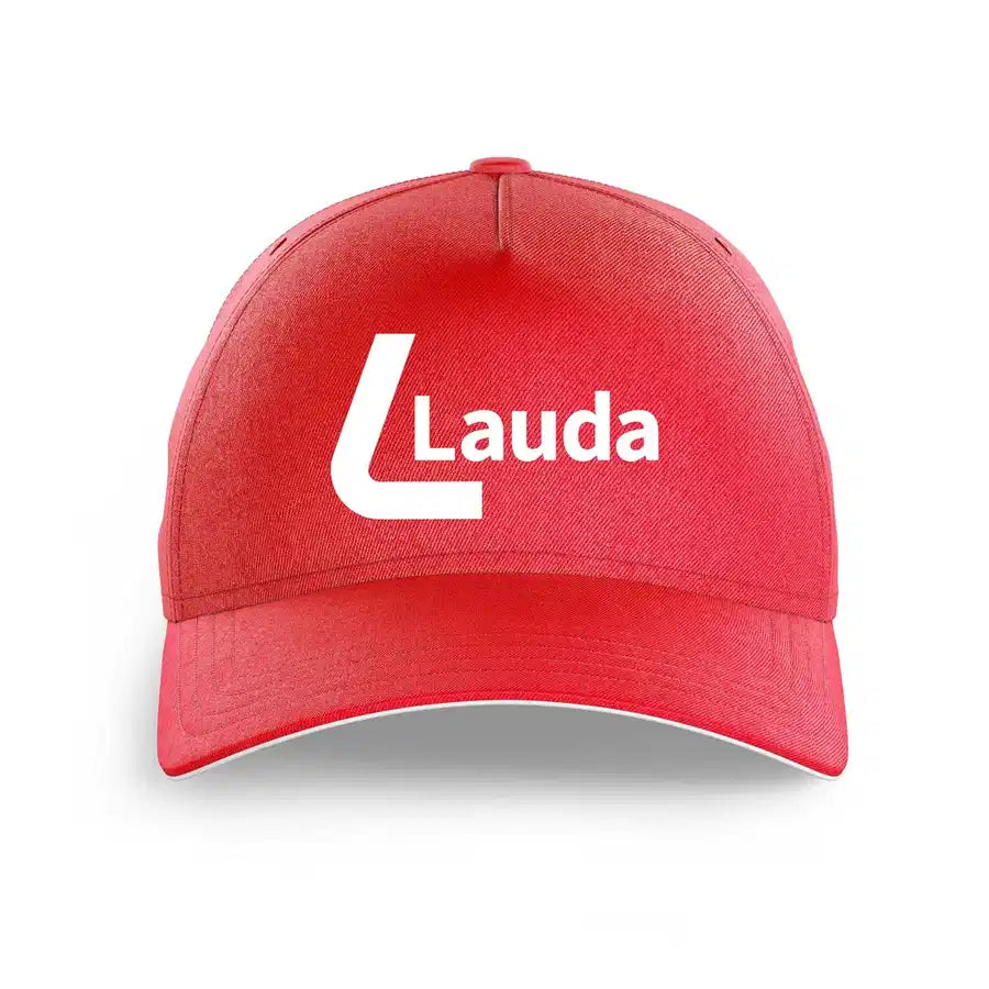 Lauda printed hat - red