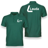Thumbnail for Lauda logo on green double side polo t shirt