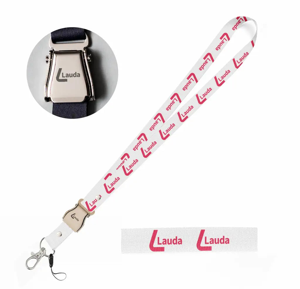 Lauda seat belt lanyard - white