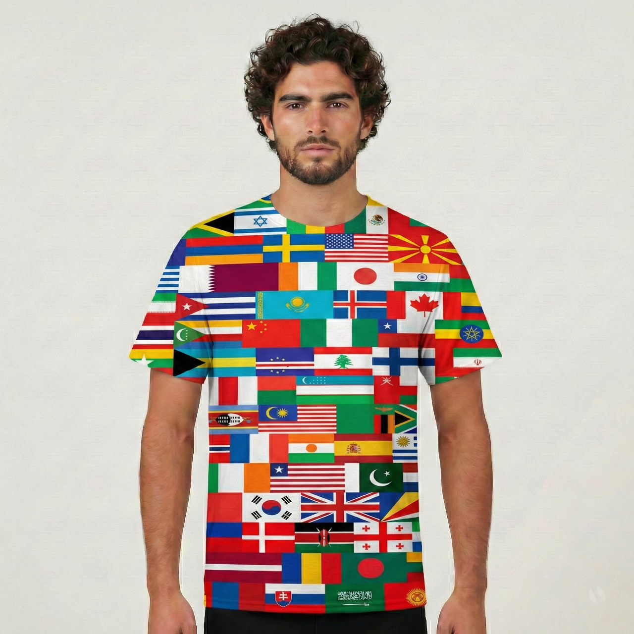 World Flags Designed 3D T-Shirts
