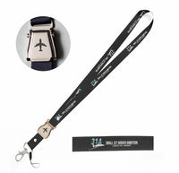 Thumbnail for Learjet 31A seat belt lanyard - black