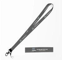 Thumbnail for Learjet 55 lanyard - gray