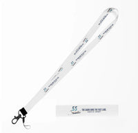 Thumbnail for Learjet 55 lanyard - white