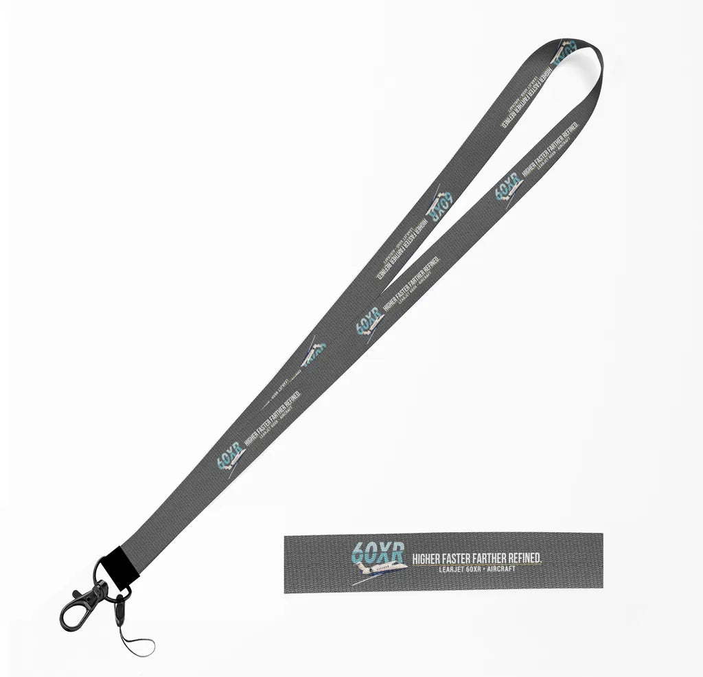 Learjet 60XR lanyard - gray