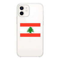 Thumbnail for Lebanon Designed Transparent Silicone iPhone Cases