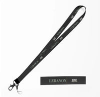 Thumbnail for Lebanon Country Series lanyard - black