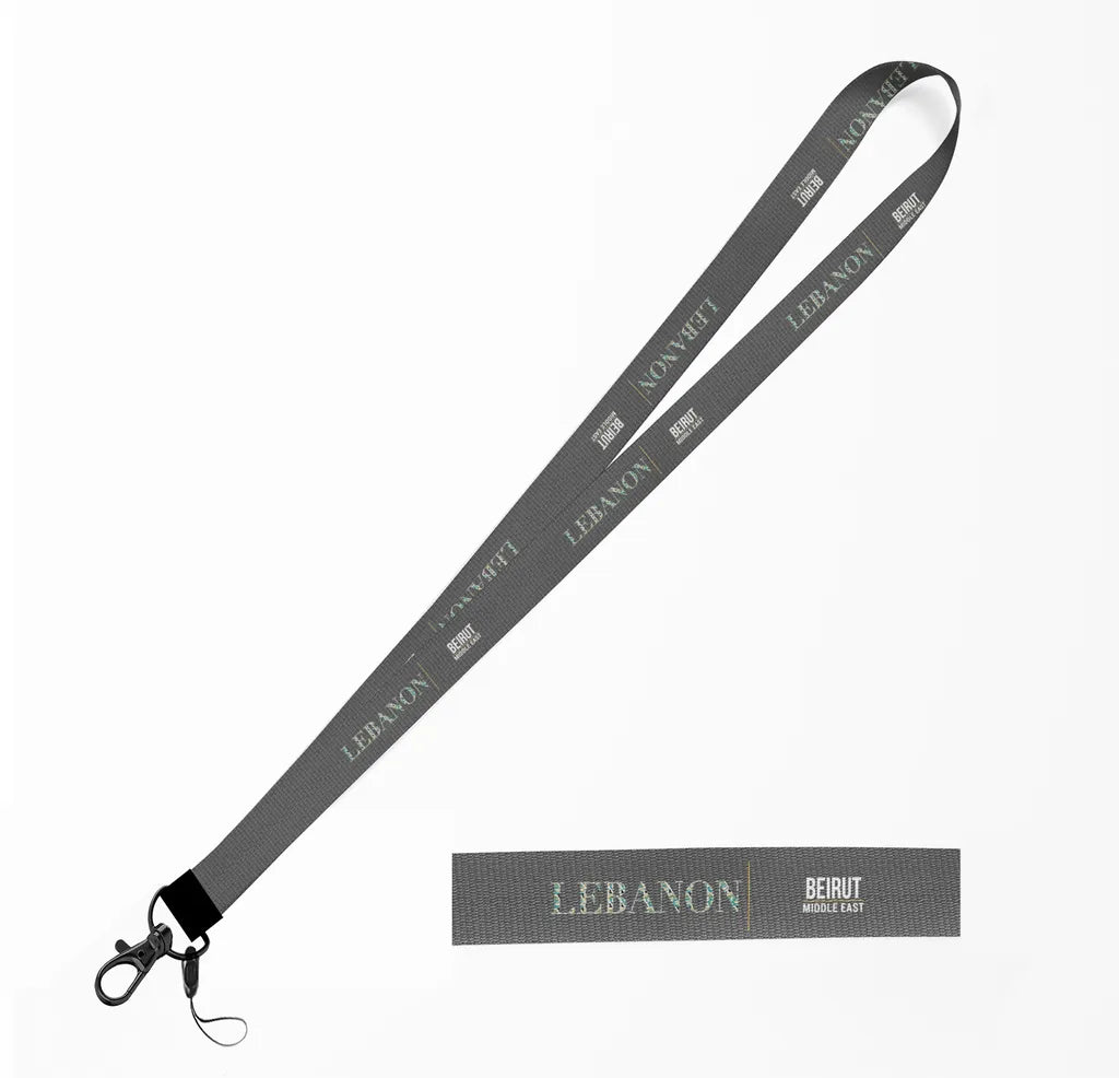 Lebanon Country Series lanyard - gray