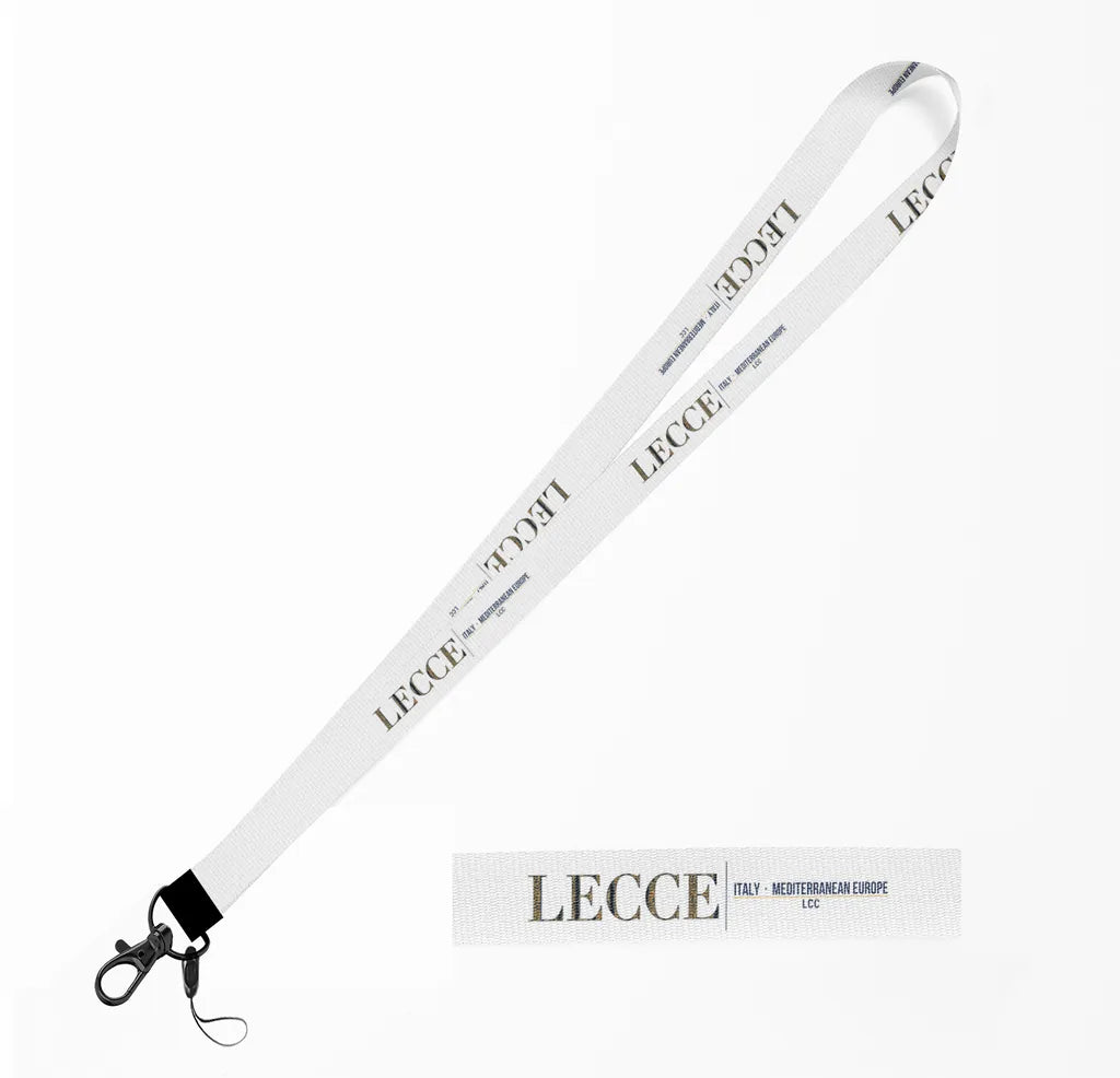 Lecce City Series lanyard - white