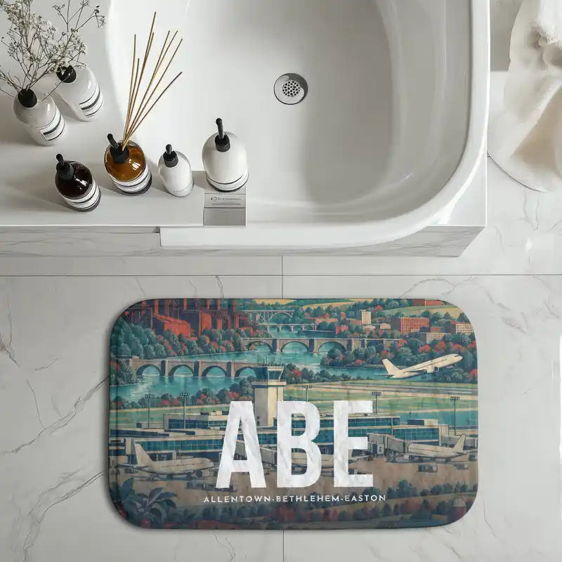 Lehigh Valley International Airport Allentown-Bethlehem-Easton (ABE) bath mat