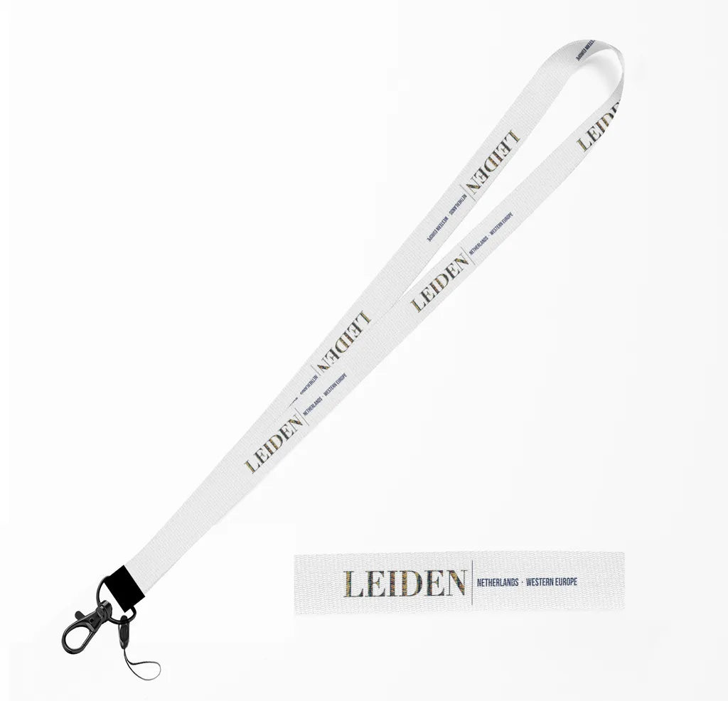 Leiden City Series lanyard - white