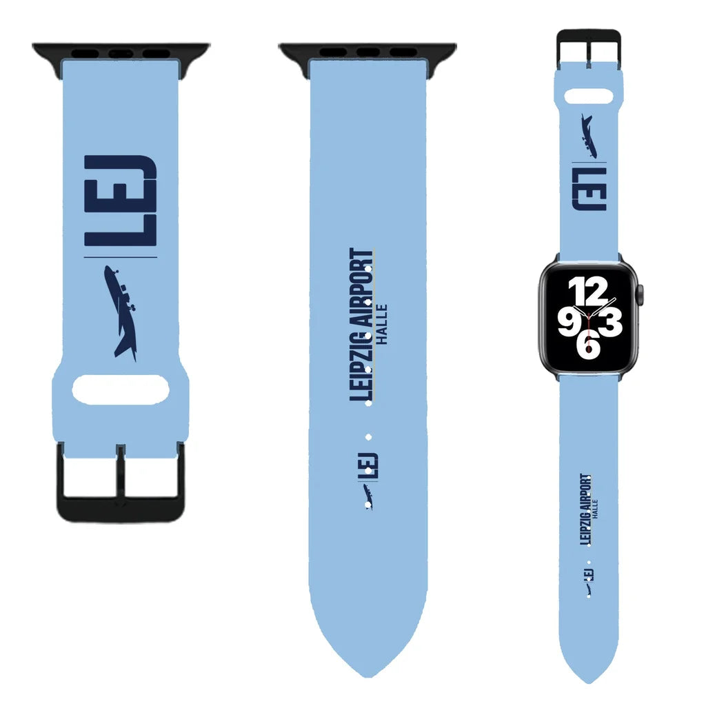 WBV6 | Leipzig–Halle Airport LEJ | Light Blue (Metal Buckle)