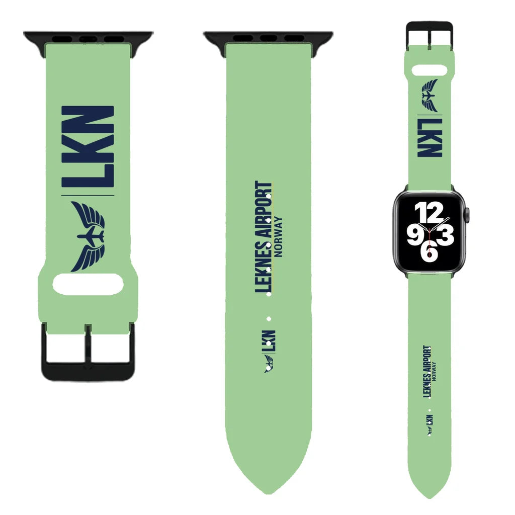 WBV6 | Leknes Airport LKN | Light Green (Metal Buckle)