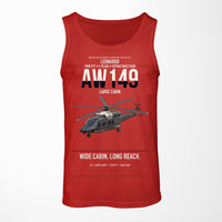 Thumbnail for Leonardo AW149 design on red tank top