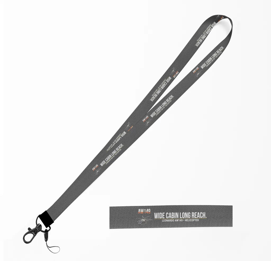 Leonardo AW149 lanyard - gray