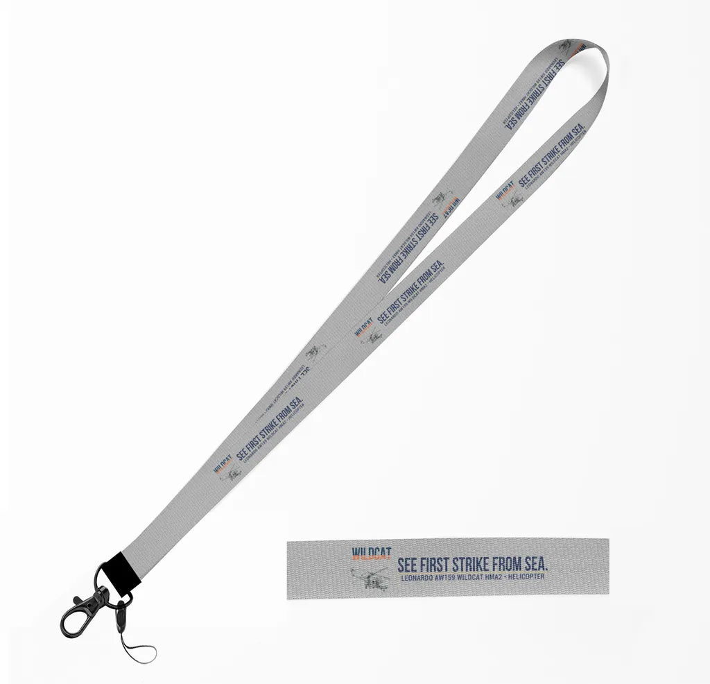Leonardo AW159 Wildcat HMA2 lanyard - light gray