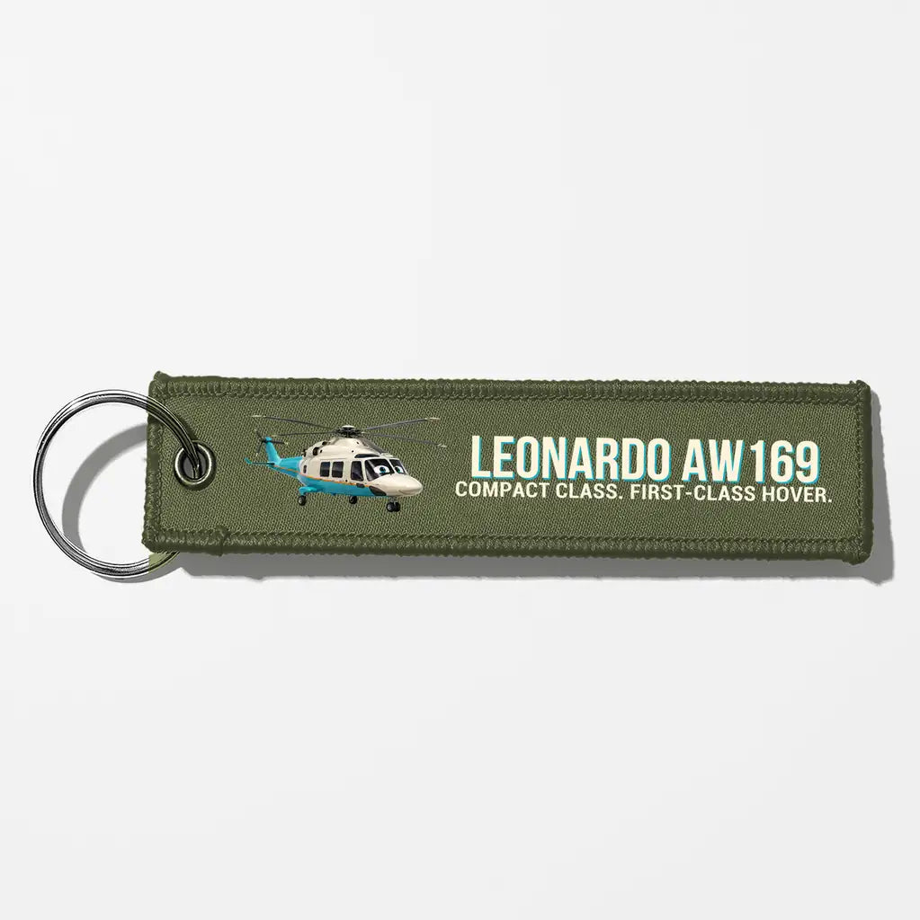 Cartoon Leonardo AW169 Aviator Key Chains - Green Army