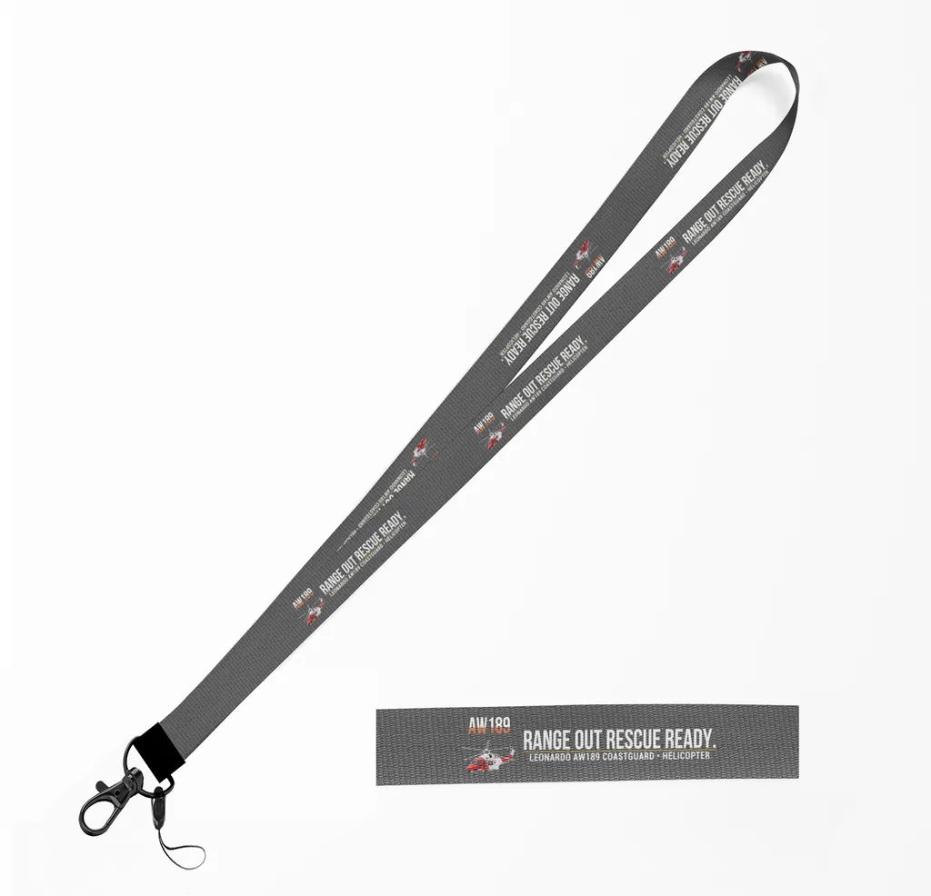 Leonardo AW189 Coastguard lanyard - gray