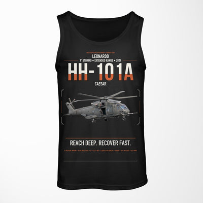 Leonardo HH-101A Caesar design on black tank top