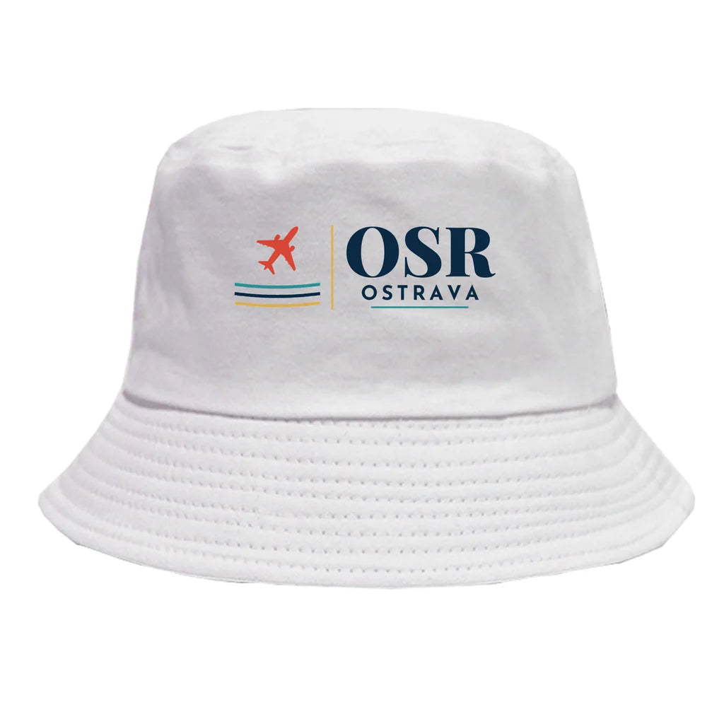 Leoš Janáček Airport Ostrava (OSR) summer hat - white