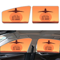 Thumbnail for Let's Fly Away Designed Car Sun Shade (Side window)
