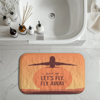 Thumbnail for Let's Fly Away Designed Bath Mats
